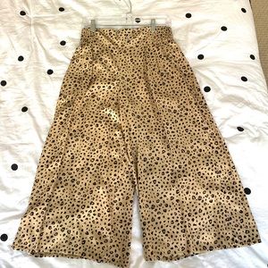 Sunday Best flowy leopard pants